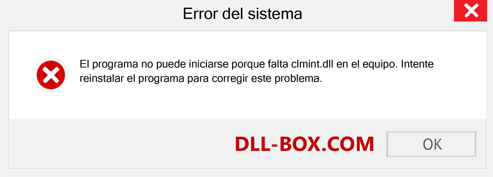 ¿Falta el archivo clmint.dll ?. Descargar para Windows 7, 8, 10 - Corregir clmint dll Missing Error en Windows, fotos, imágenes